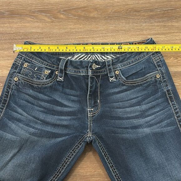 Rock Revival Jessica Straight Denim Jeans Sz 31 - Picture 13 of 15